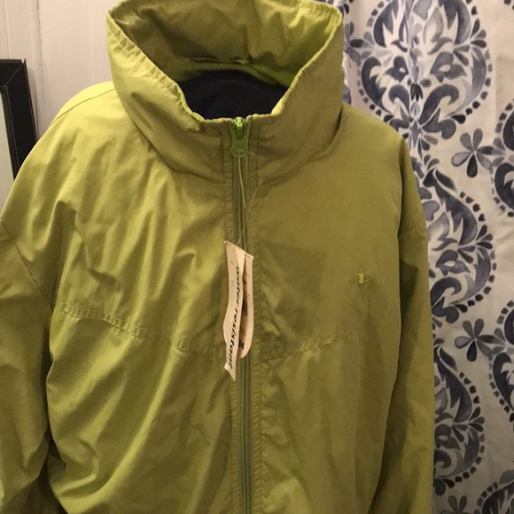 Fleece Lined Lime Green Spring Jacket - Picture 4 of 10